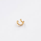 Hugging cuff earring gold