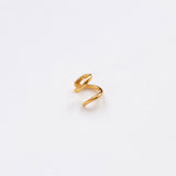 Hugging cuff earring gold