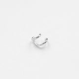 Hugging cuff earring silver