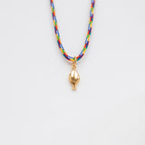 Lithrini necklace with thread gold