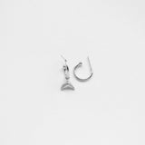 Mermaid earring charm silver