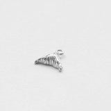 Mermaid earring charm silver