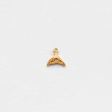 Mermaid earring charm gold