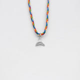 Mermaid necklace with thread silver