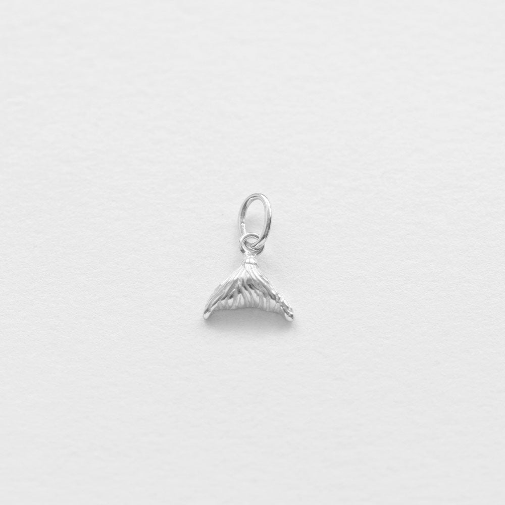 Mermaid necklace charm silver
