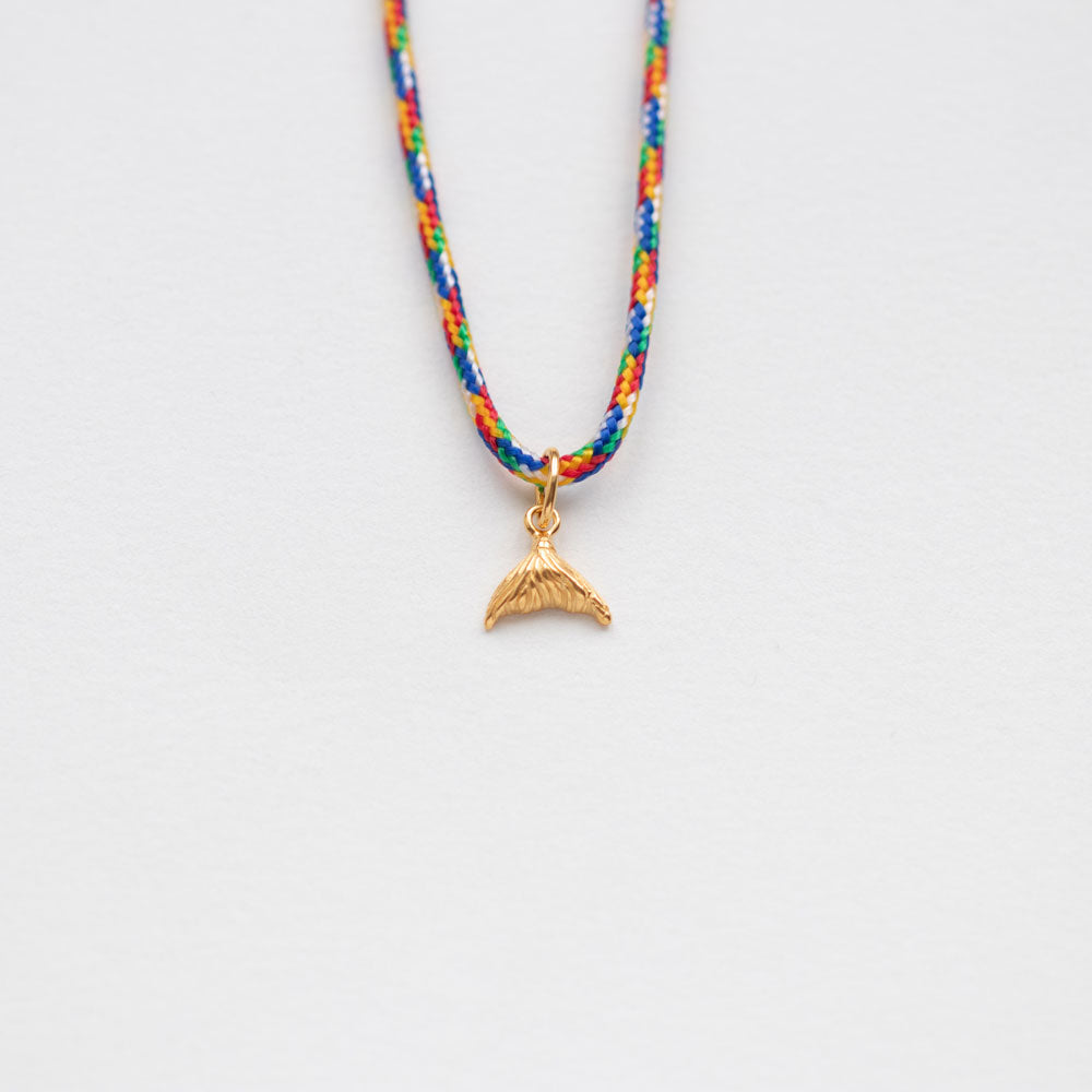 Mermaid  necklace with thread gold