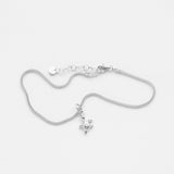 Tartaruga necklace charm silver