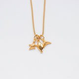 Lithrini necklace charm gold