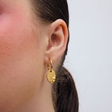 Sailing earring charm gold