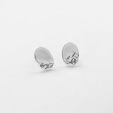 Sailing stud earrings silver