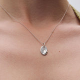 Sailing necklace silver