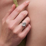 Sailing open ring silver