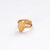 Sailing open ring gold