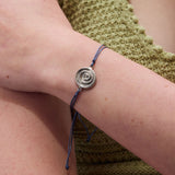 Spinning bracelet silver
