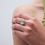 Spinning ring silver