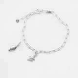 Stevie anklet silver