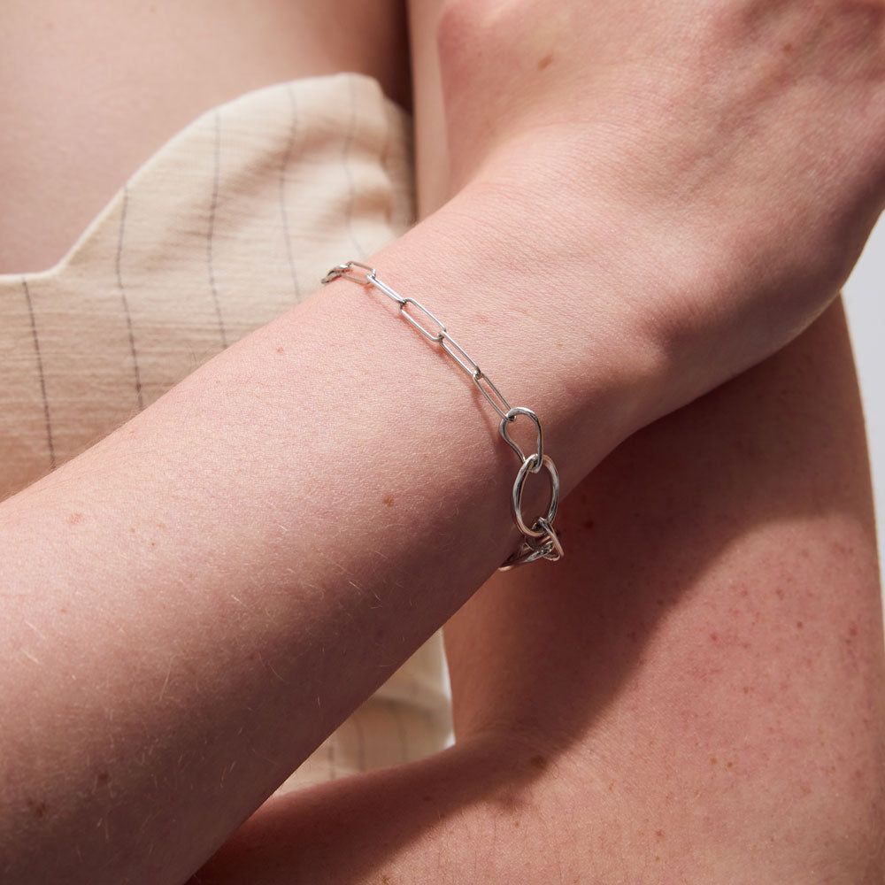 Strolling bracelet silver