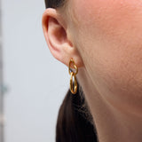 Strolling earrings gold