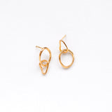 Strolling earrings gold