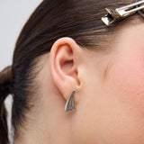 Surfing earrings silver
