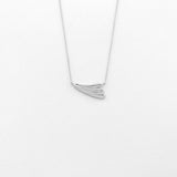 Surfing necklace silver