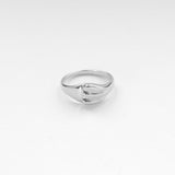 Surfing ring silver