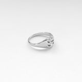Surfing ring silver