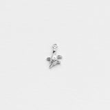 Tartaruga earring charm silver