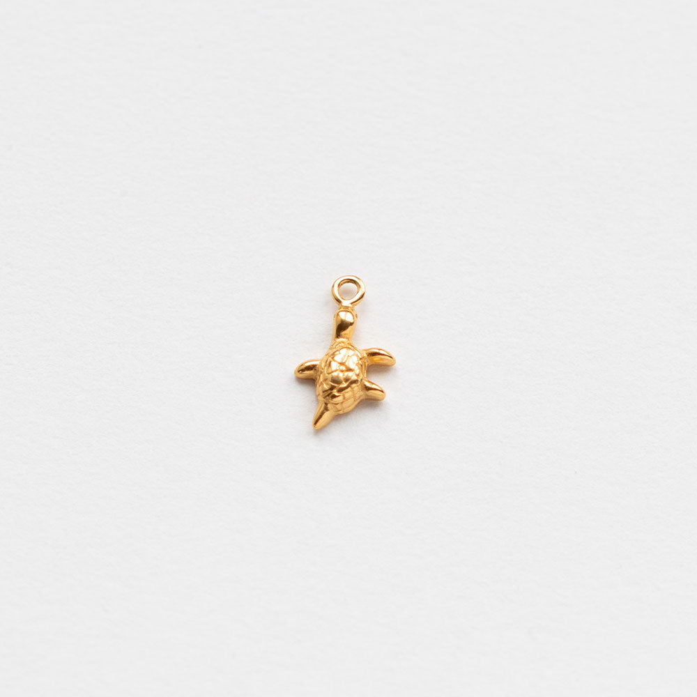 Tartaruga earring charm gold