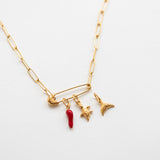 Vibing necklace gold