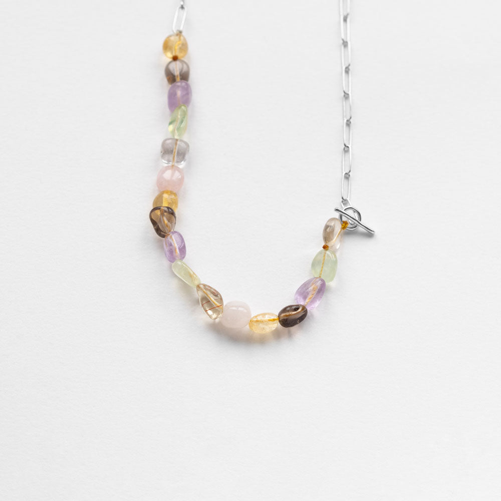 Votsalo quartz necklace silver