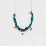 Votsalo apatite necklace gold