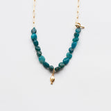 Votsalo apatite necklace gold