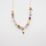Votsalo quartz gold necklace