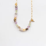 Votsalo quartz gold necklace