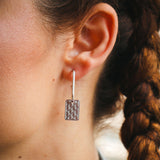 Αθήνα κέντρο Kypseli earring charm silver