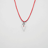 Μου'χεις Κλέψει την Καρδιά vol.II necklace with thread silver