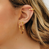 Sirène soprano hoops gold