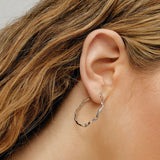 Sirène soprano hoops silver
