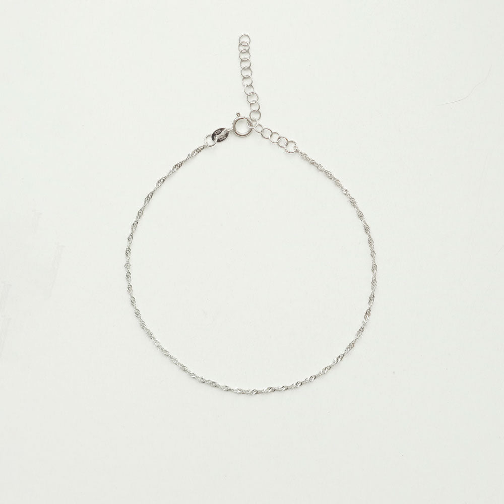 Suki anklet silver