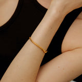 Vague sauvage bracelet gold