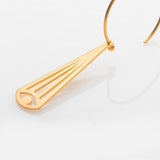 Aye hoop earrings gold