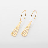 Aye hoop earrings gold