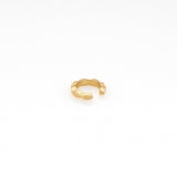 Tiny Treasures navette cuff earring gold