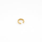 Tiny Treasures navette cuff earring gold