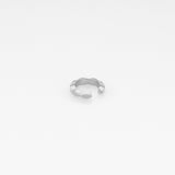 Tiny Treasures navette cuff earring silver