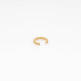 Tiny Treasures puff cuff earring gold