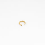 Tiny Treasures puff cuff earring gold