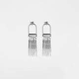 7ply earrings silver