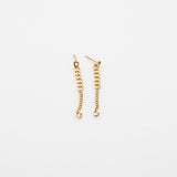 Stevie tall earrings gold